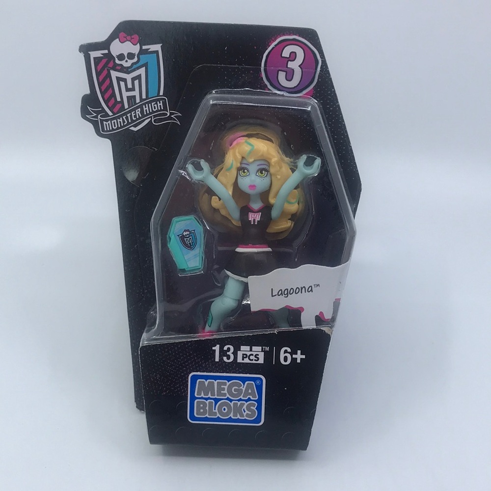 Monster High Mega Blocks Lagoona Series 3 Still Sealed Please Read
